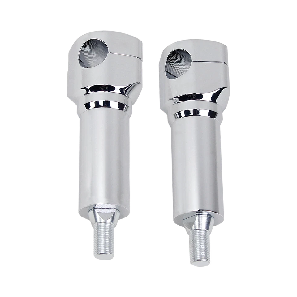 Kit Elevadores de Manillar 5.0 "Alto Cromo 1.0" para Harley 97-Later Springer Softail Foto 4 de 4