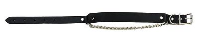Boot Strap Plain Leather Chain Punk Goth Cowboy Bikers Western Boot