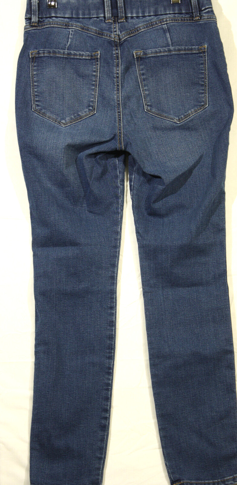 Rewash Jeans Blue Pull On High Rise Distressed Women Size 7 (28)