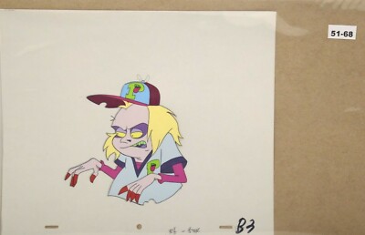 Beetlejuice Original Production Drawing And Cel 51-68 Used Cond.