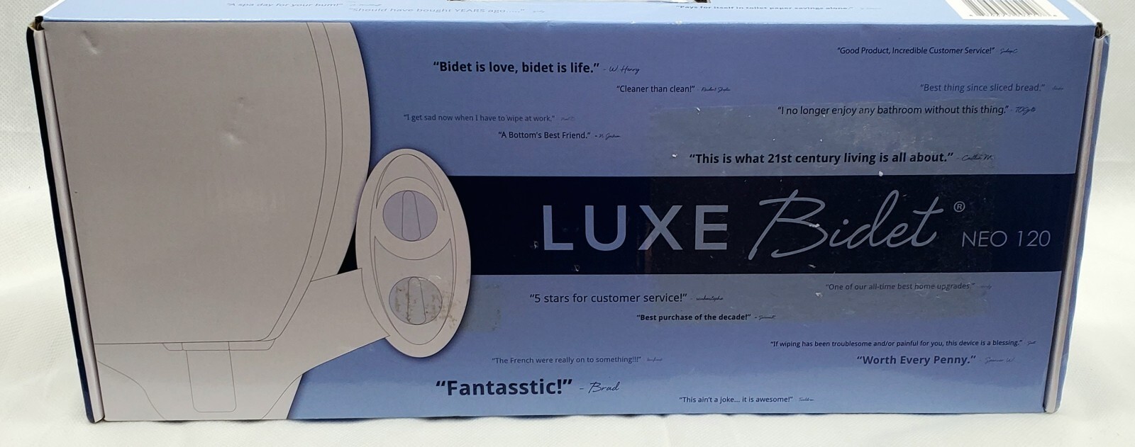 LUXE Bidet Neo 120 Self Cleaning Nozzle Fresh Water NonElectric eBay