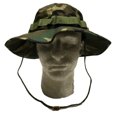 Transitional  Woodland Boonie/Sun Hat 100% Cotton Ripstop Size 7 1/2 Made in USA