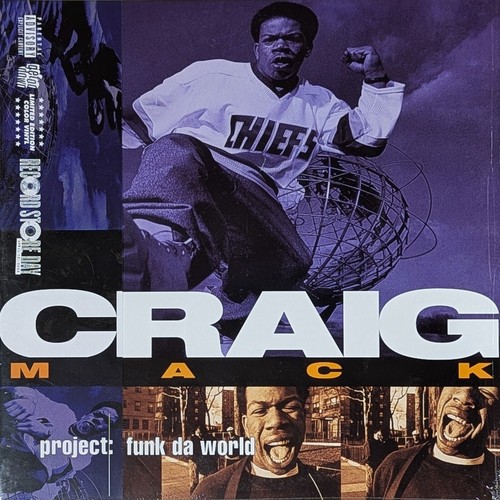 CRAIG MACK Project: Funk Da World SEALED limited edition LP Opaque Orchid Vinyl