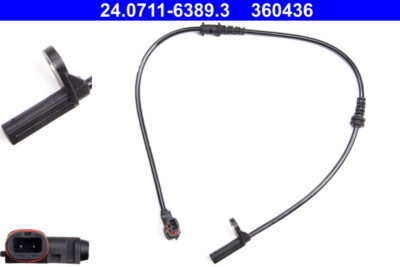 ATE 24.0711-6389.3 Sensor, Raddrehzahl für MERCEDES-BENZ