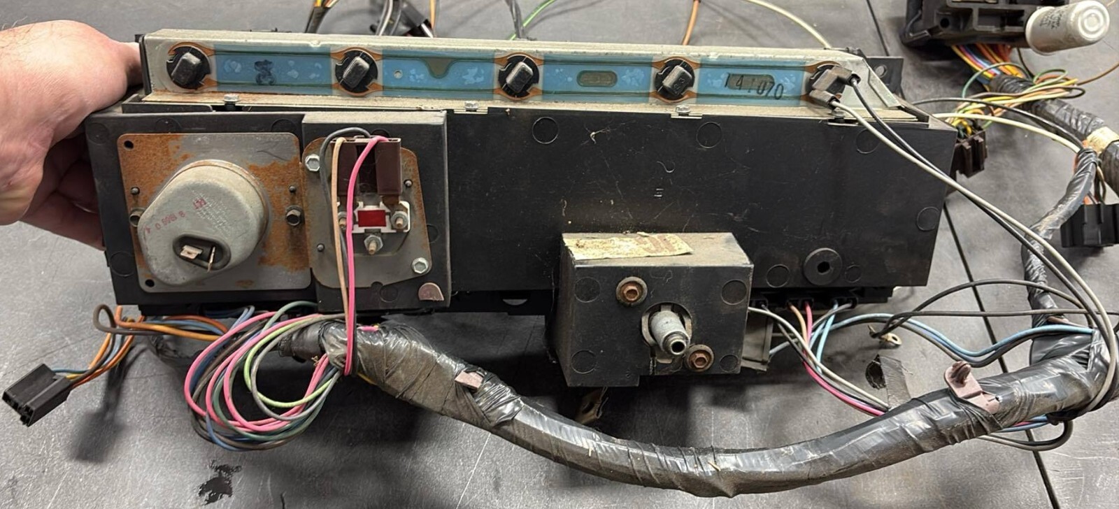 Harness Clock 1970 Chevelle Malibu Sweep Dash Gauge Cluster Circuit Board Clock ...