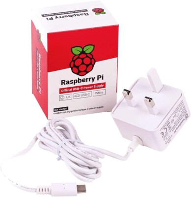 Raspberry Pi 4 Official Power Adapter 5V 3A Type-C Power Charger Supply for RPI