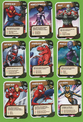 Konvolut 18 Marvel Karten 2024 - E. Leclerc ...... (Ref. 3960)