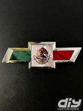 Mexican Flag Grill Emblem Overlay Premium Vin...
