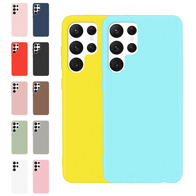 Silicone Soft Lightweght Slim Fit Phone Case For Samsung Galaxy S20 S21 S22 S23