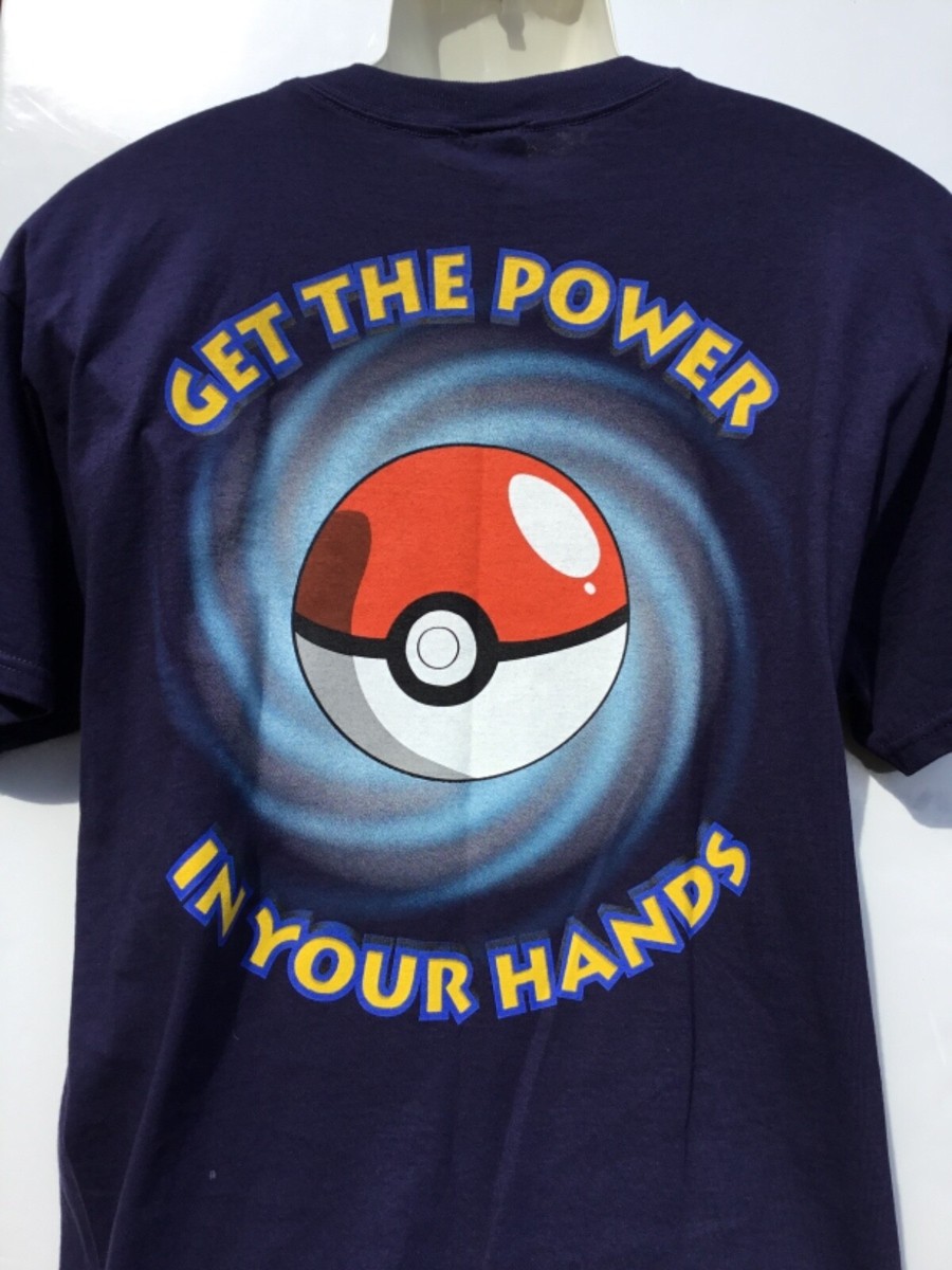 Vintage 90's Pokemon Ash Ketchum Get the Power RARE 2 sided