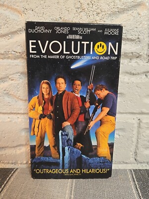Evolution VHS 2001 *BUY 2 GET 1 FREE* Julianne Moore David Duchovny  