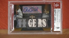 2009 Topps Triple Threads Gold Rick Porcello Auto Jersey Card BGS 9 Auto 10.
