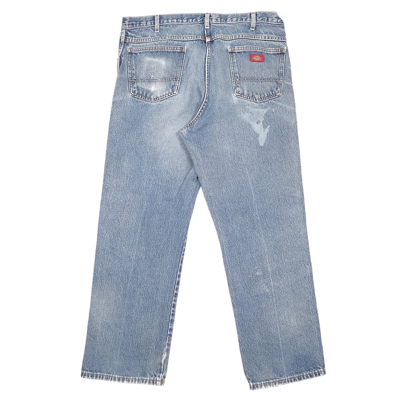 DICKIES Casual Jeans Regular Fit Blue Denim Trousers Mens W38 L29 image 3