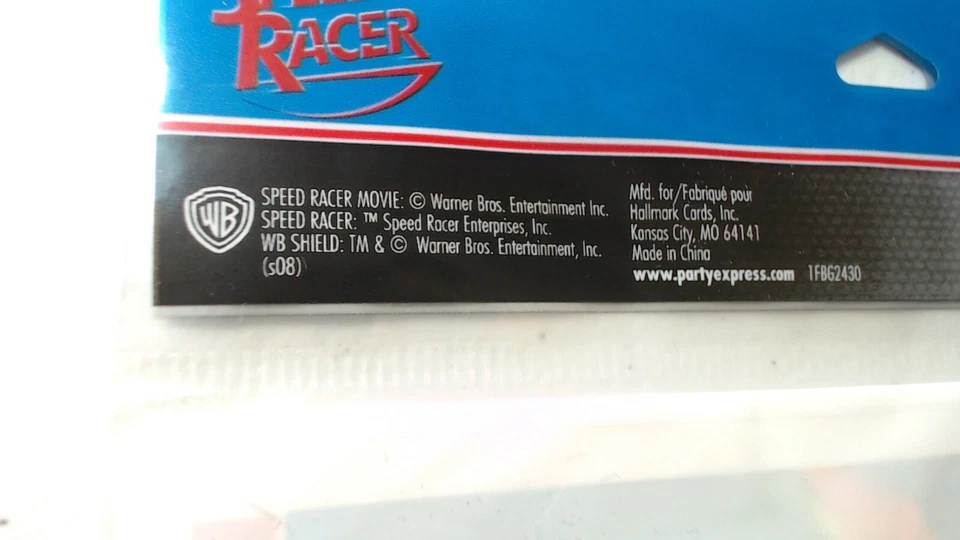 32 BOLSAS Speed Racer Fiesta de Cumpleaños Golosinas Sello Bolsas de Botín CANDY NASCAR Foto 3 de 4