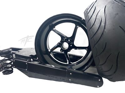 360 STEALTH FAT TIRE KIT BLACK CONTRAST JEDI WHEELS 06-11 KAWASAKI