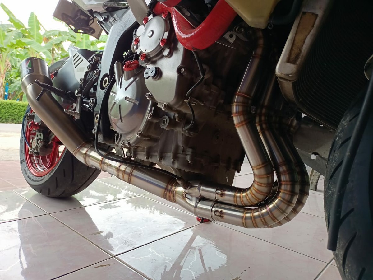 ＊handmade＊no.236 Racing Exhaust LEOVINCE Handmade ZX carbon silencer