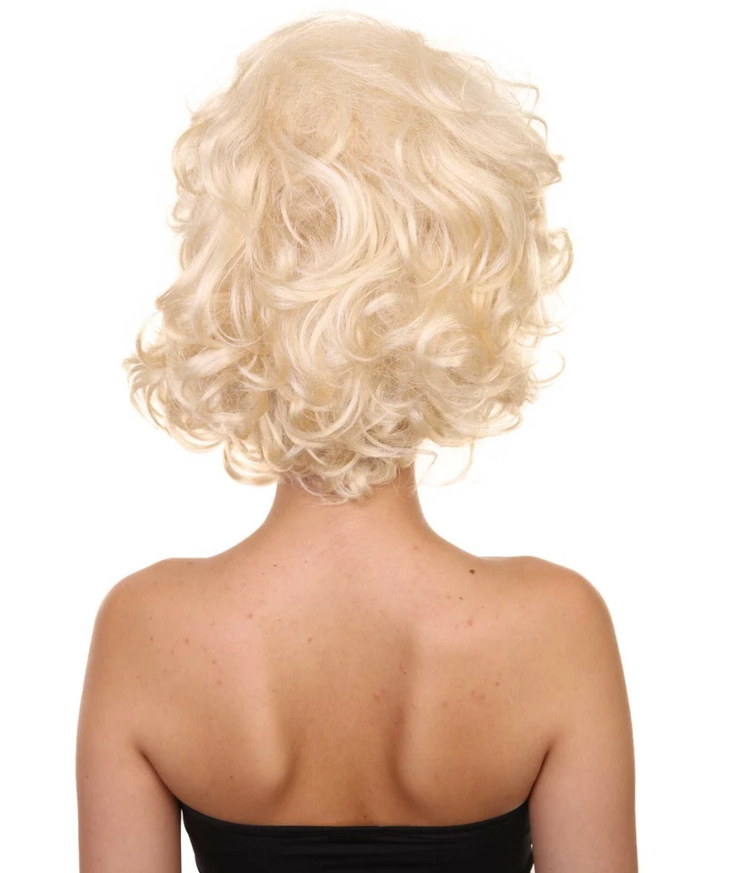 Peluca Dama Renacimiento Barroco Halloween Mediana 14" Pulgadas Adulto Mujer, HW-6850A Foto 4 de 4