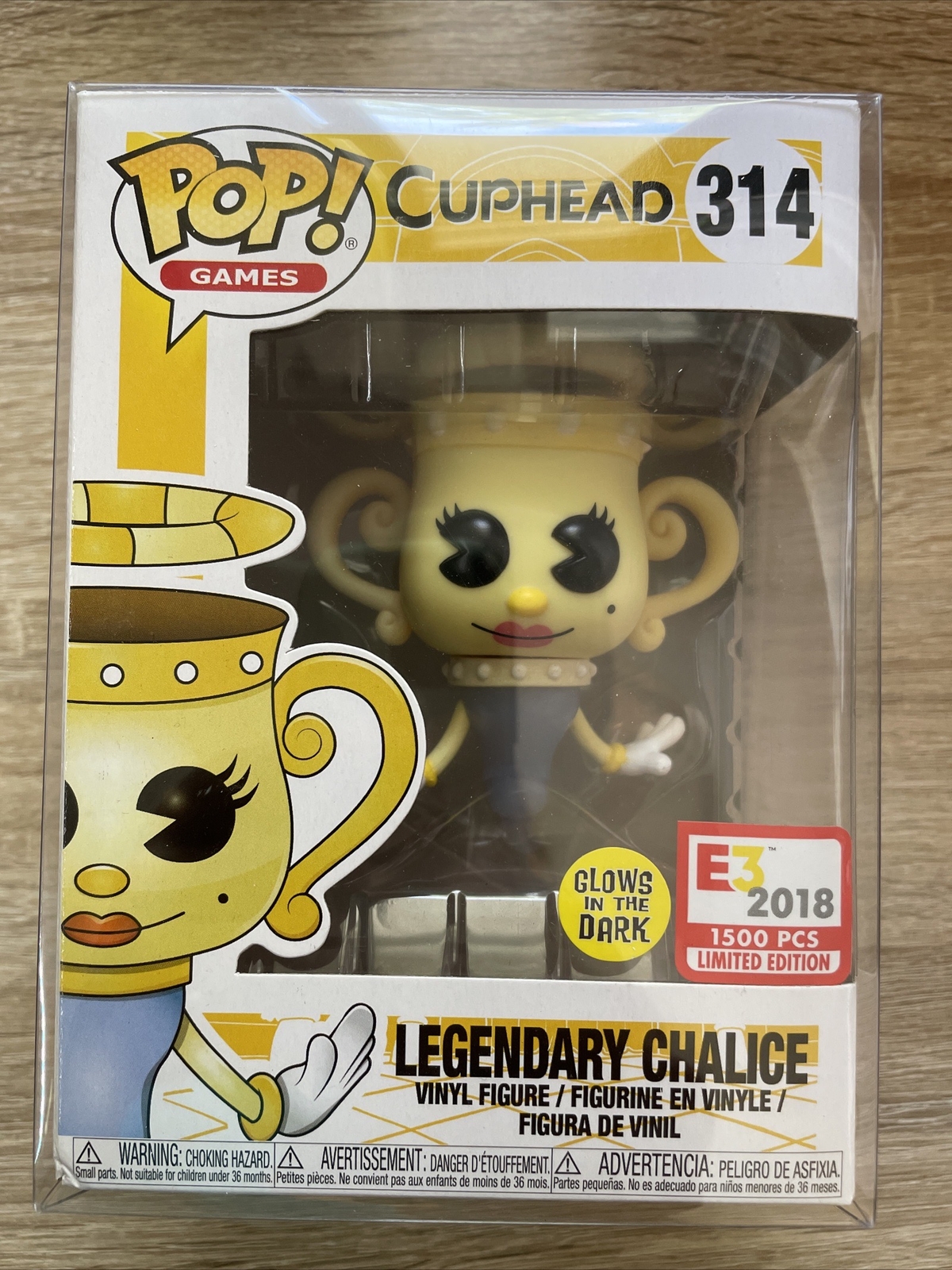 En Oferta Funko Pop! Vinilo: Cuphead - Legendary Chalice - (Glow) - E3 (Exclusivo) #314