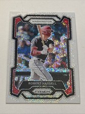 2024 Prizm Baseball White Sparkle Sp Robert Hassell Washington