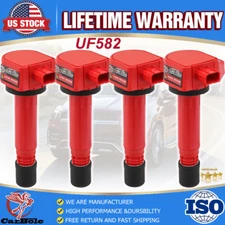 4Pack UF582 High Performance Ignition Coils for 2006-2011 Honda Civic 1.8L L4 US