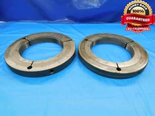 5 7/8 12 UN 2A THREAD RING GAGES 5.875 5.8750 GO NO GO P.D.'S = 5.8188 & 5.8119