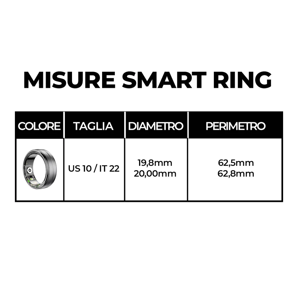 Smart Ring 2025: Modello con AI, Anello Smart Monitora Salute e Attività Fisica - Immagine 4 di 4