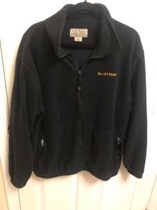 The Ups Store Xl Fleece Jacket Employee Uniform United Parcel