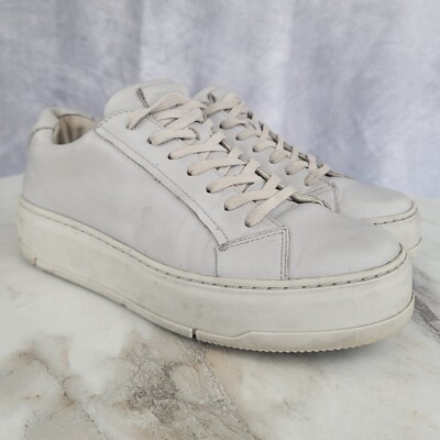 VAGABOND Judy Chunky Leather Platform Sneakers Women's 40 Gray