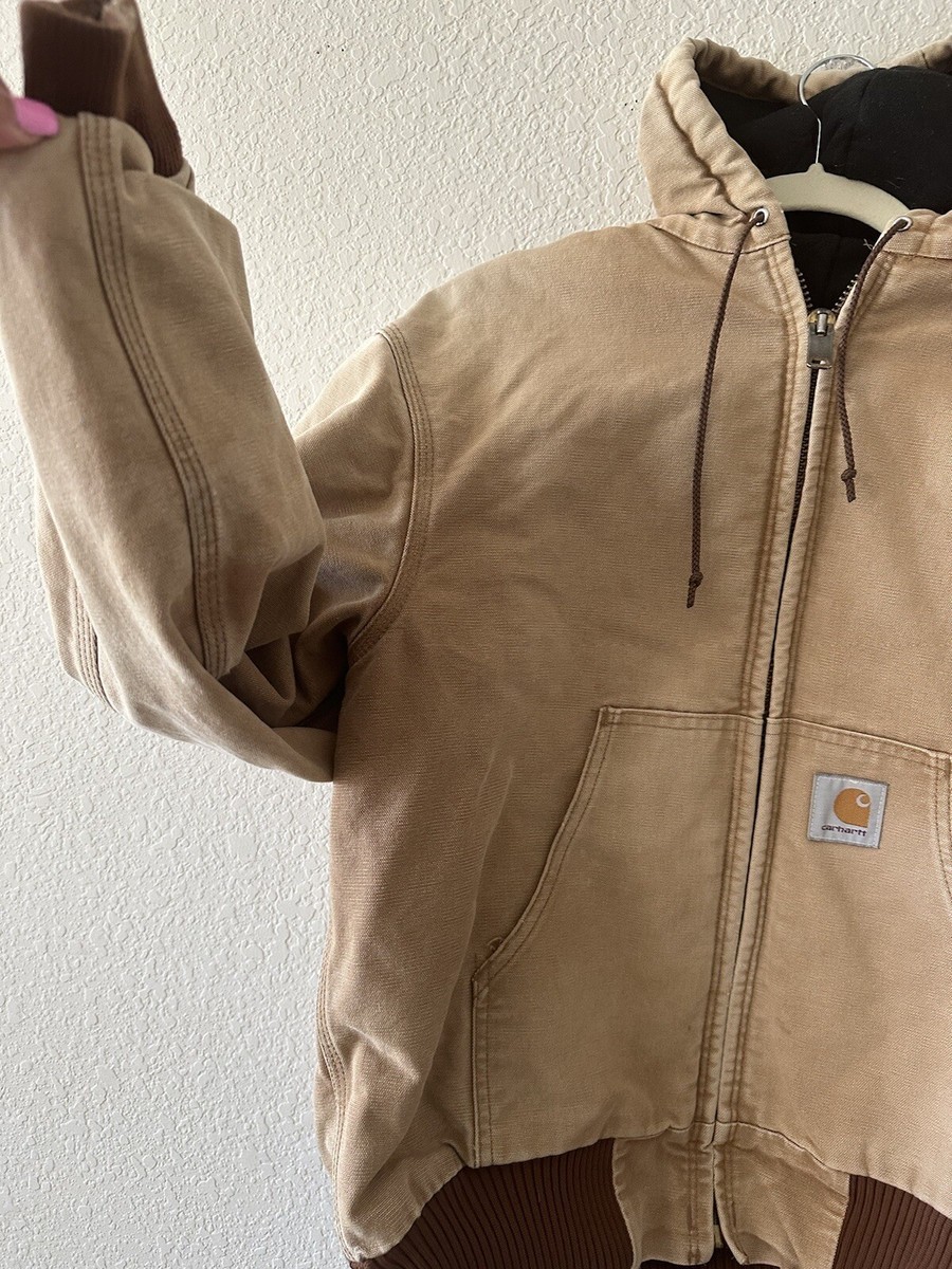 Vtg Carhartt Jacket Large Duck J68 Full Zip Canvas Work Vtg Carhartt Jacket Large Duck J68 Full Zip Canvas Work