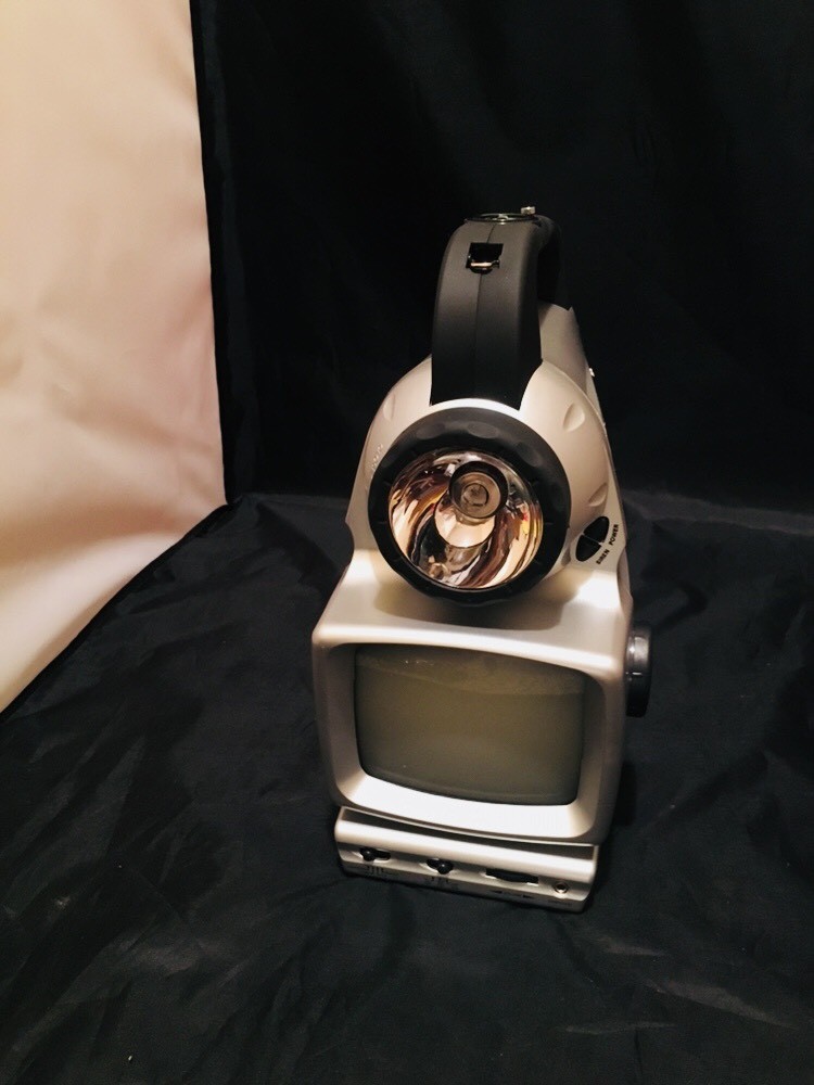 Deluxe Radio TV Lantern Spotlight Siren Compass Shoulder Strap And