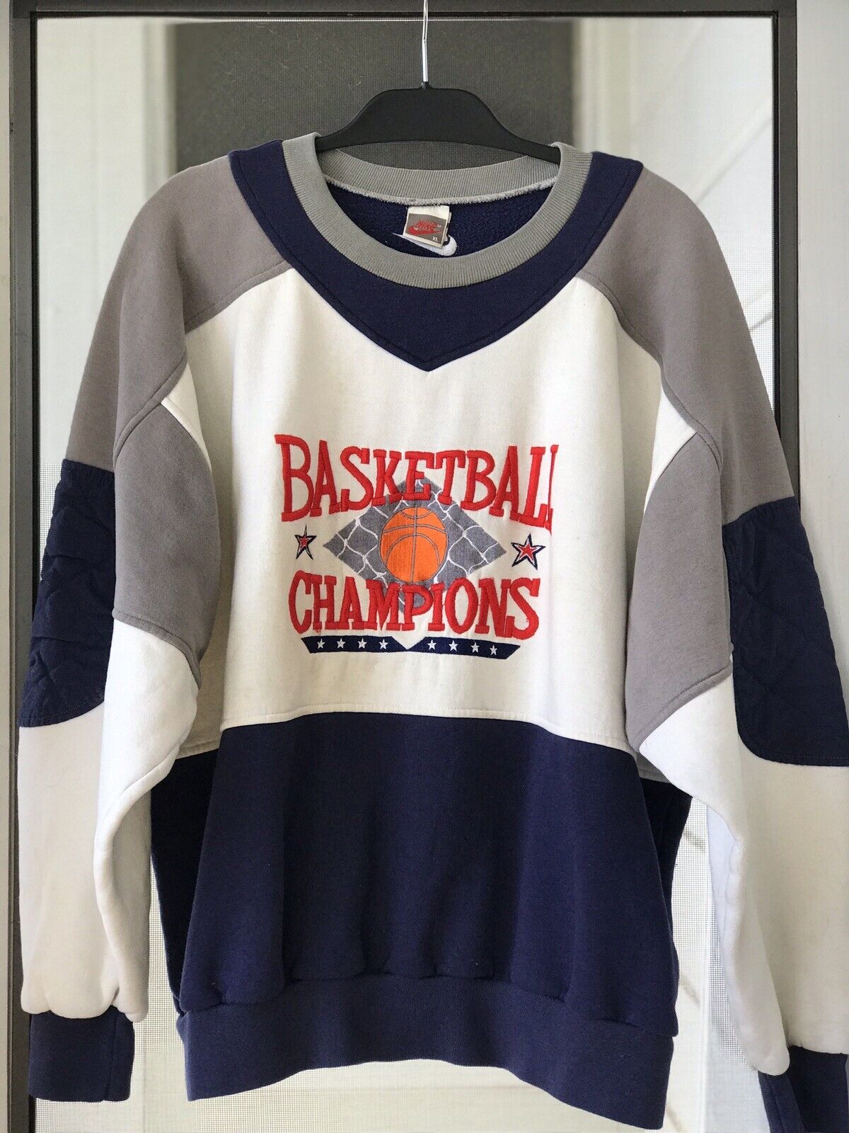 Nike Vintage Sweatshirt 80s 90s Basketball Champi… - image 1