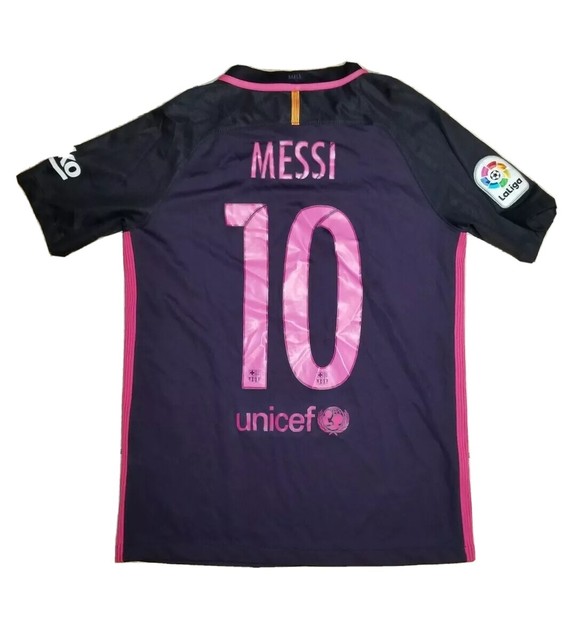 2016 Purple Nike FC Barcelona 10 Lionel Messi Soccer Jersey Youth