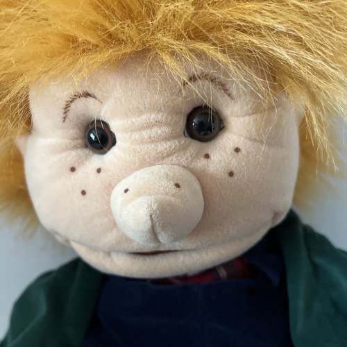 Vtg puppet Folkmanis Boy Doll Red Freckles Hair Ventriloquist Dummy Glove 24” eBay