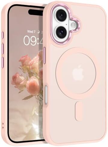 Compatible with iPhone 16 Case, Magnetic iPhone 16 Case [Compatible with Magsafe
