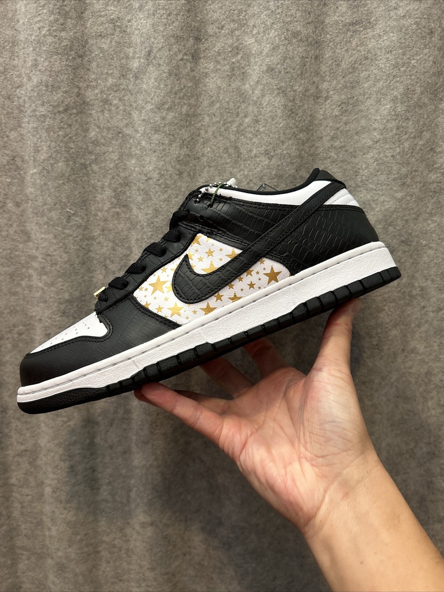 Supreme x Nike SB Dunk Low “Stars Black” - Men's Size 9.5 Supreme x Nike SB Dunk Low “Stars Black” - Men's Size 9.5