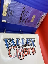 Vintage Scrapbook Old Cigar Bands & More! 3-RING BINDER