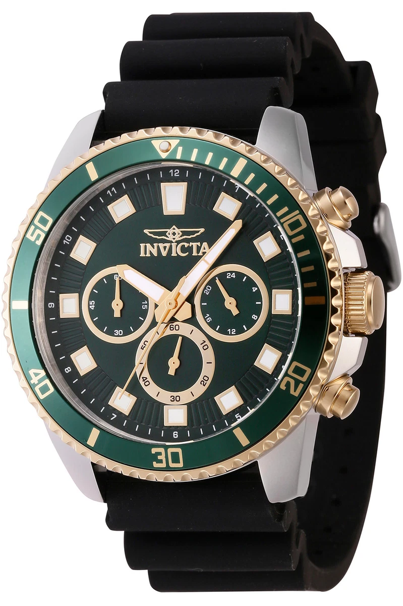 Invicta 40000 Orologio Uomo Pro Diver – Quarzo, Cassa 45mm In Acciaio, Cinturino In Silicone Nero, Impermeabile 100m