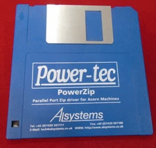 Power-Tec PowerZip Software for Acorn RISC OS Alsystems 1999