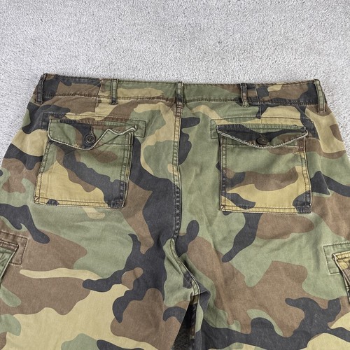 Arizona Jean Co Pants Mens 38x30 Green Camo Cargo Original Straight Military - Picture 9 of 12