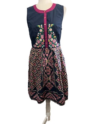 ModCloth Embroidered Sleeveless Dress Floral Fairy Style Size Medium | eBay ModCloth Embroidered Sleeveless Dress Floral Fairy Style Size Medium | eBay