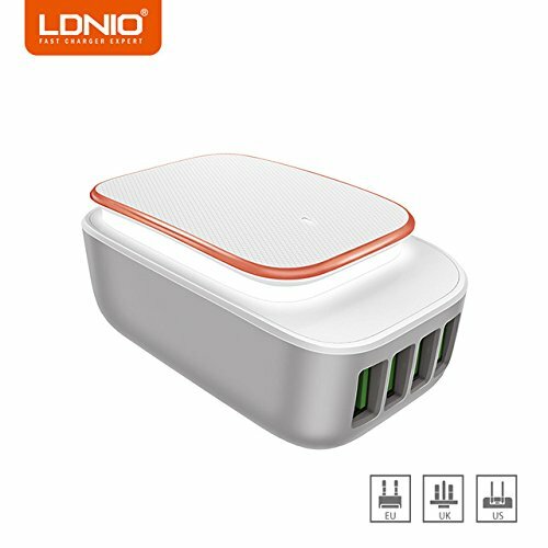 Veilleuse LED Ldnio Chargeur Multifonction 2.4A USB Lumière Tactile Maison Voyage - Photo 2 sur 9