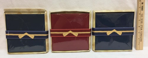 Envelopes Pouchette Cards Blue & Red Reserve Collection 6" Square NOS Total 18 - Picture 2 of 5
