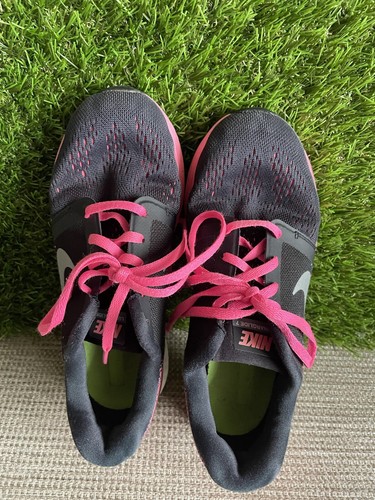 Nike Lunar Glide 7 sportliche Damen-Laufschuhe schwarz pink UK-Größe 4 - Bild 9 von 11