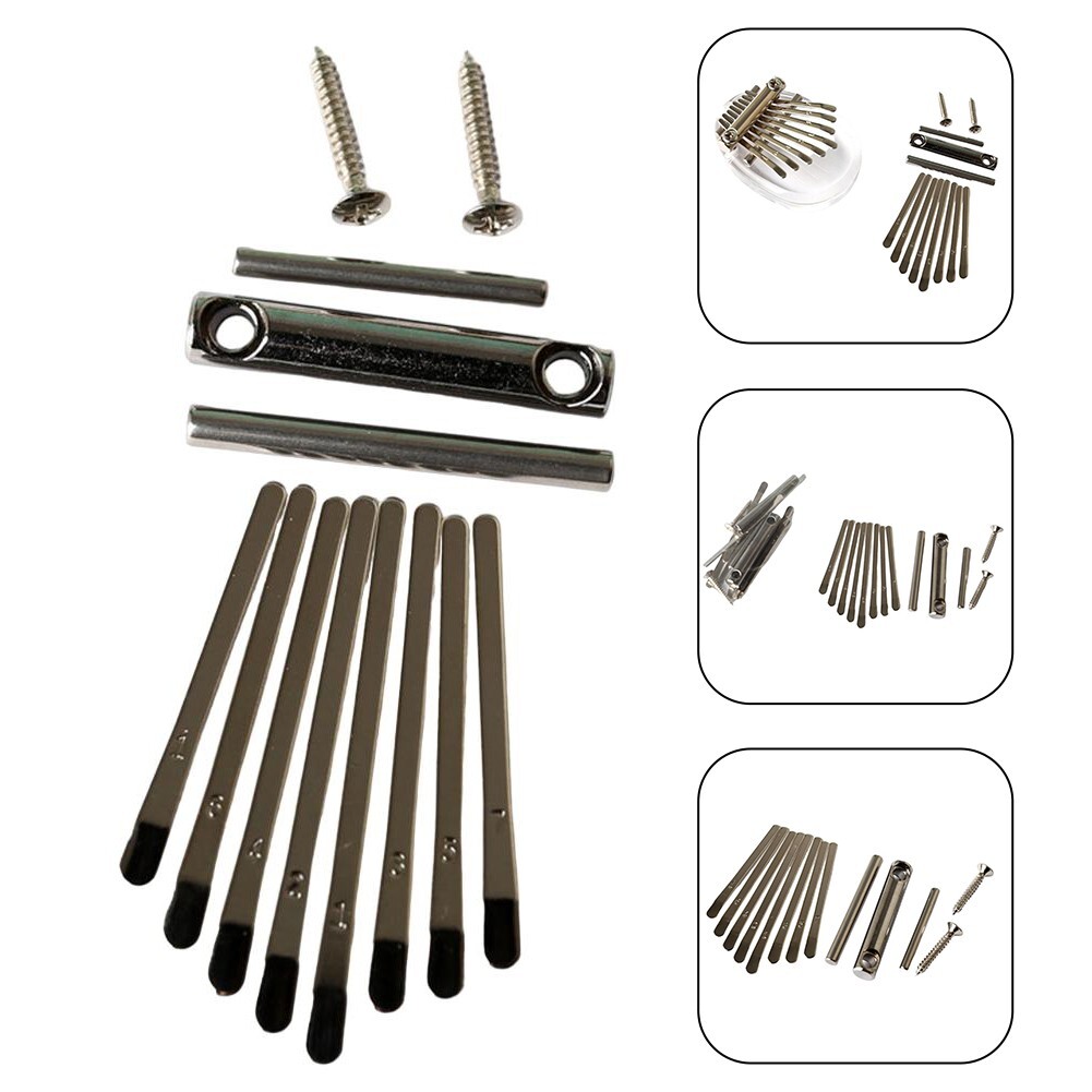 8 Keys Kalimba DIY Replacement Parts with Keys Bridge Tuning Accessories