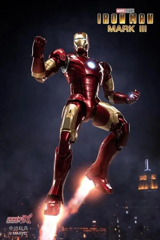 Figura de acción ZD Toys Marvel Avengers 1/10 Iron Man MK3 Foto 2 de 3