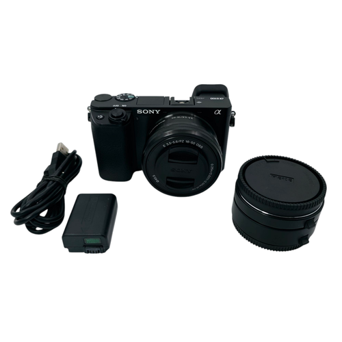 Sony a6100 Mirrorless Camera with 16-50mm f/3.5-5.6 Lens + Battery