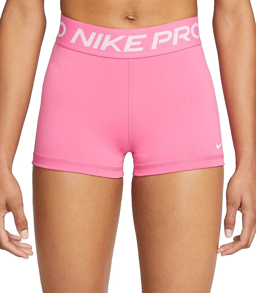 NEW! Nike [M] Women's Pro 3'' DRI-FIT Yoga/Gym/Volleyball Shorts, Pink,  CZ9857