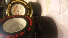 F1 Formula RC 1/5 Track Wheel Stickers PMT GRP FG GENIUS ST5 RS5 Sticker