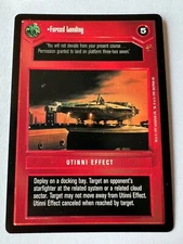 Star Wars CCG Cloud City Forced Landing FS Eligible Dollar Rare