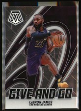 2023-24 Panini Mosaic Panini LeBron James Give and Go